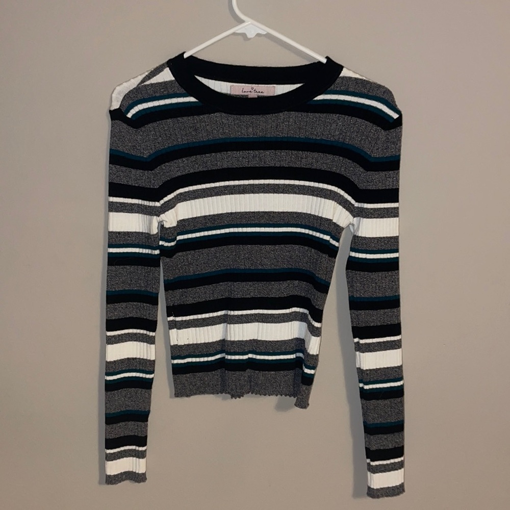 Soft striped long sleeve
